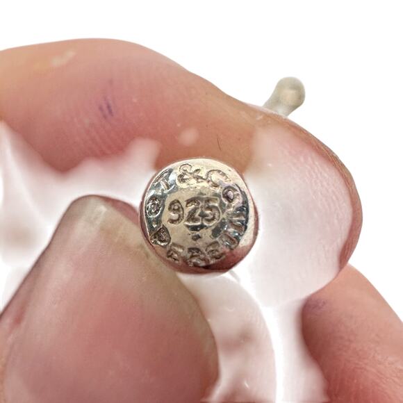 Tiffany & Co Elsa Peretti Small Teardrop Pendant Necklace Sterling Silver 16.5" - Picture 4 of 10